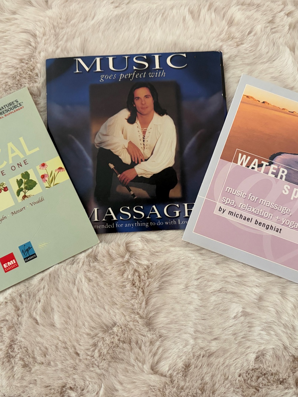 3 Relaxing music CDs